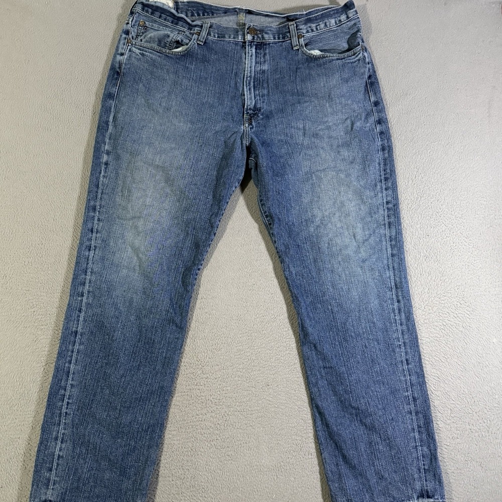 Polo Ralph Lauren Jeans Mens 38x32 Blue Cortlandt 300 Relaxed Darkโ Wash Denim